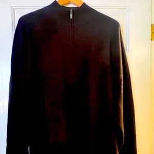 Alfani 100%Cashmere 3/4 zip Jacket (XXL)